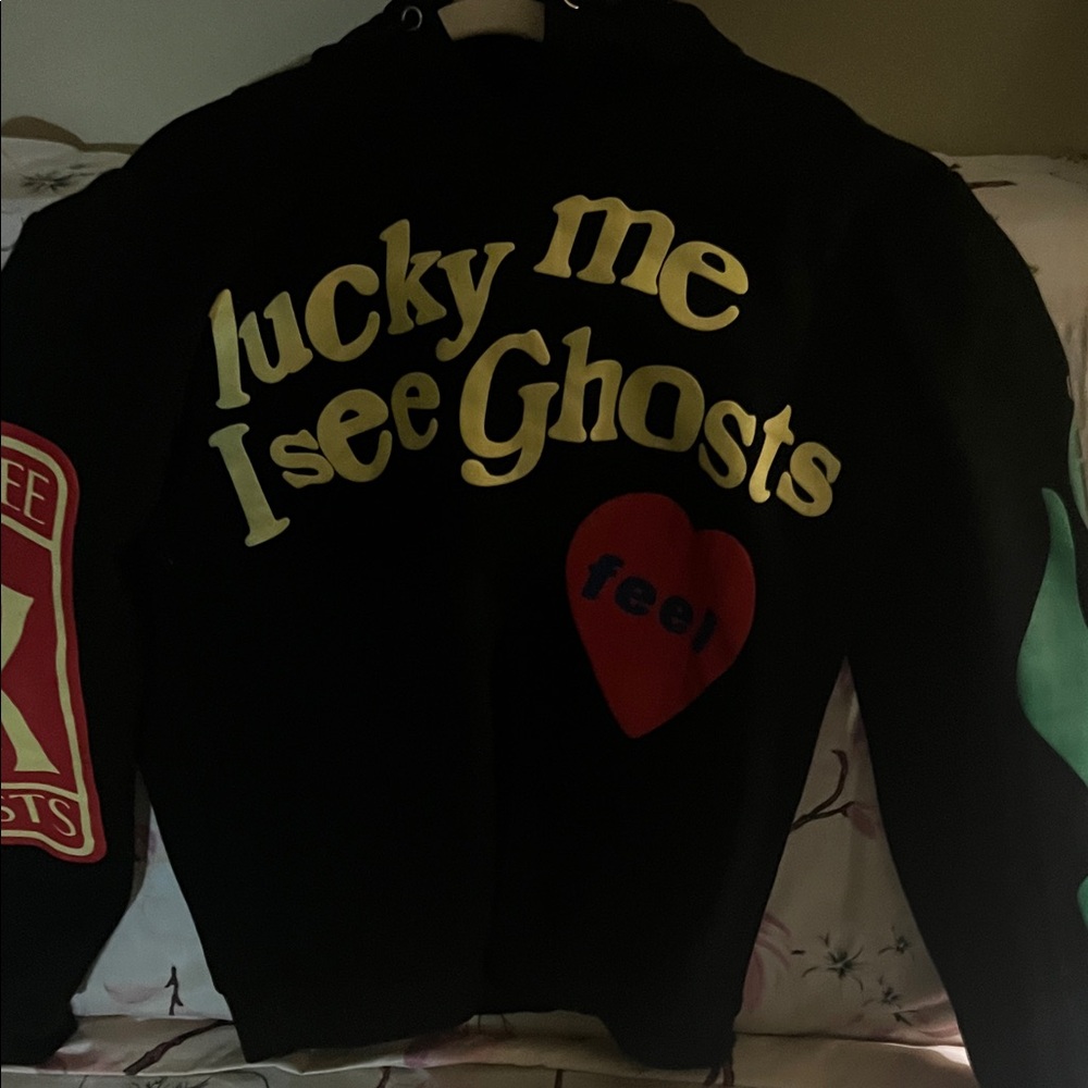 Kanye West Kid Cudi Black 'Lucky Me I See Ghosts' Graphic Hoodie